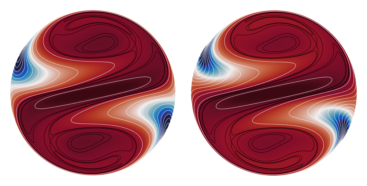 Finite-time conservation defect on the Henon-Heiles Poincare section